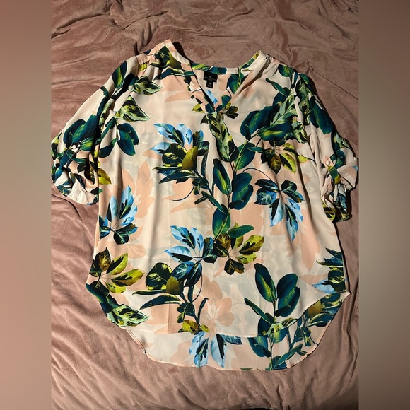 Worthington Chiffon 3/4 Sleeve Tunic - Picture 2 of 6